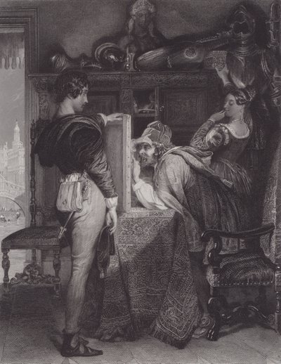 Salvator Rosa von Daniel (after) Maclise