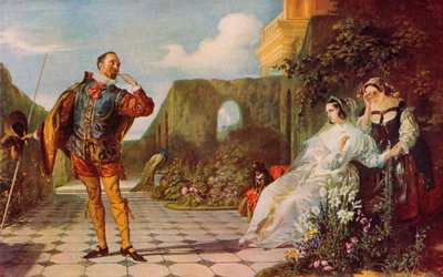 Shakespeare: Malvolio und Olivia, Was ihr wollt, Akt III, Szene 4 von Daniel (after) Maclise