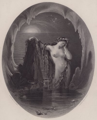 Der Ursprung der Harfe von Daniel (after) Maclise