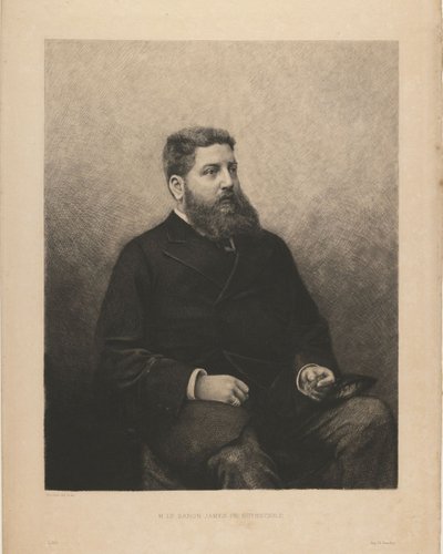 Porträt von James-Edouard de Rothschild 1844-1881, 1870er Jahre von Daniel Charles Marie Mordant