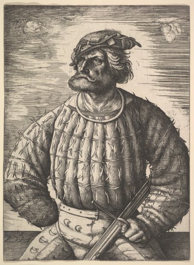 Porträt von Kunz von der Rosen von Daniel Hopfer