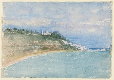 Punkt westlich von Algier, Nordafrika, Reiseskizze von Daniel Hudson Burnham