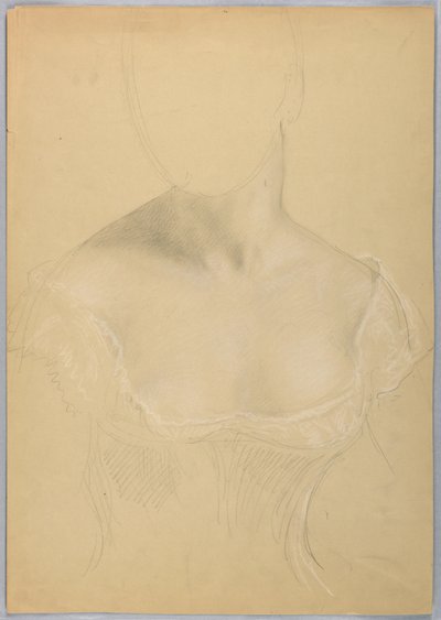 Büste einer Frau, möglicherweise Studie für das Porträt von Mrs. Rutherford B. Hayes von Daniel Huntington