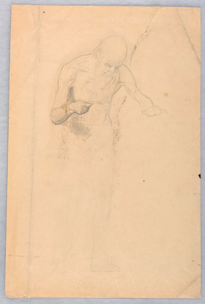 Bärtiger Mann stehend, 1852 von Daniel Huntington