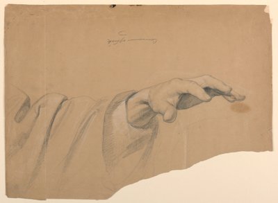 Studie für "Kommunion der t", 1844 von Daniel Huntington