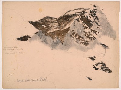 Vom Fenster des Chalets, Gipfel des Mt. Scheidegg, nach Nebel und Sturm von Daniel Huntington