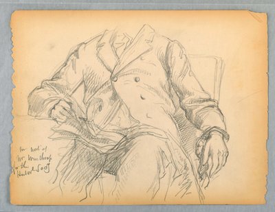 Studie für das Porträt von Hon. Robert C. Winthrop für die Historical Society, Mass. von Daniel Huntington