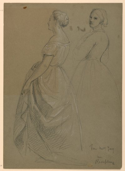 Studie von Mrs. Jay für "The Republican Court" (Lady Washington