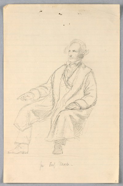Studie von Samuel F. B. Morse für "Wissenschaftliche Gruppe" von Daniel Huntington