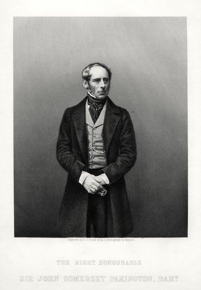 John Somerset Pakington, 1. Baron Hampton, englischer Politiker, ca. 1880 von Daniel John Pound