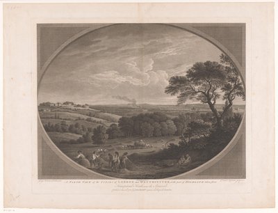 Ansicht von London, gesehen von Hampstead Heath von Daniel Lerpinière