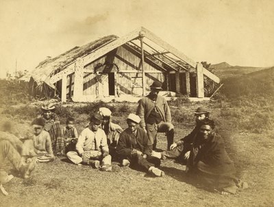 Kowitis Rununga Haus, Waioneo, Bay of Islands, ca. 1870 von Daniel Louis Mundy