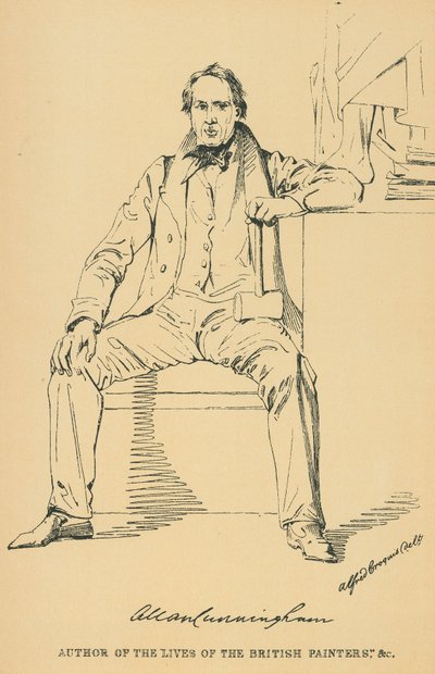 Allan Cunningham von Daniel Maclise