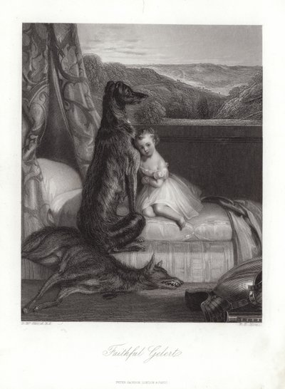 Treuer Gelert von Daniel Maclise