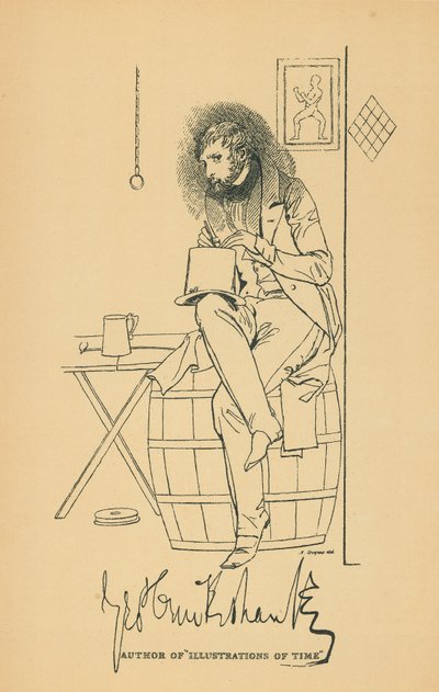George Cruikshank von Daniel Maclise