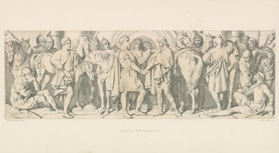 Harold und Herzog Wilhelm treffen sich von Daniel Maclise