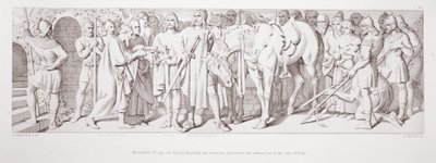 Inzwischen sind Tostig und Harold Hardrada siegreich und erhalten die Unterwerfung der Stadt York, aus 