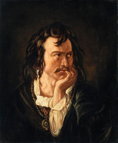 Porträt des Schauspielers Edmund Kean (1787-1833) als Hamlet von Daniel Maclise