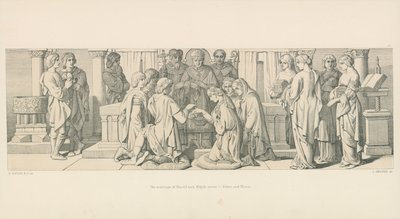 Die Hochzeit von Harold mit Aldyth, Schwester von Edwin und Morcar von Daniel Maclise