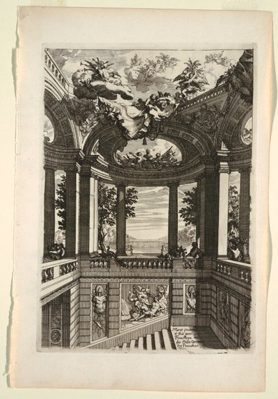 Platte in Nouveaux livres de peintures de salles et d’escaliers von Daniel Marot