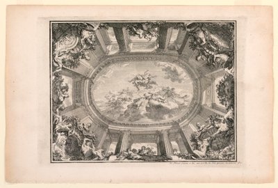 Tafel in Nouveaux livres de peintures de salles et d’escaliers (Neue Bücher über Malereien für Räume und Treppen) von Daniel Marot