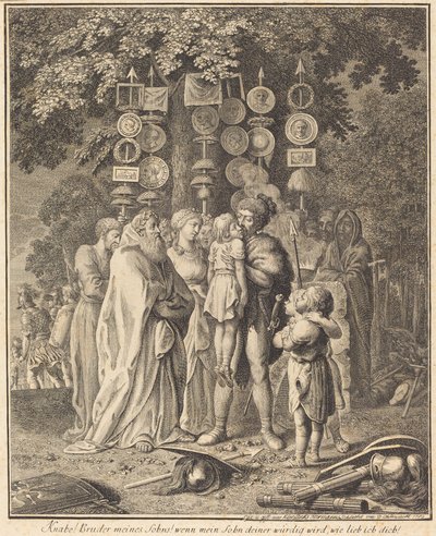 Alte Germanen von Daniel Nikolaus Chodowiecki
