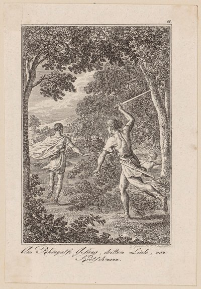 Aus Rhingulfs Gesang von Daniel Nikolaus Chodowiecki