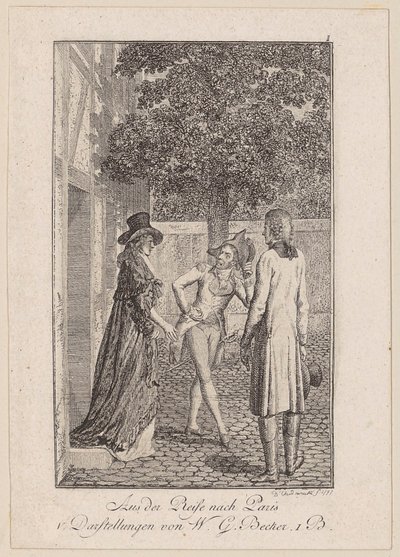 Aus der Reise nach Paris von Daniel Nikolaus Chodowiecki
