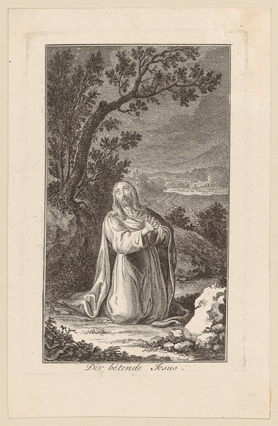 Betender Jesus von Daniel Nikolaus Chodowiecki