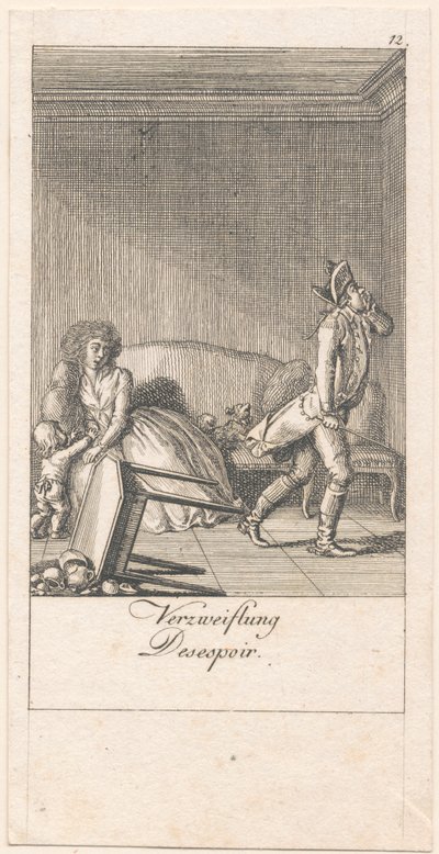 Gründe für die Ehe und ihre Folgen. Bl. 12 von Daniel Nikolaus Chodowiecki