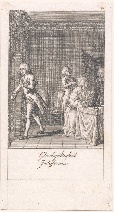 Beweggründe zur Heirat und ihre Folgen. Bl. 4 von Daniel Nikolaus Chodowiecki