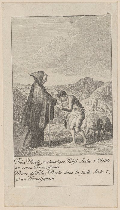 Blatt 10 der Folge „Mittlere und neuere Geschichte“ von Daniel Nikolaus Chodowiecki
