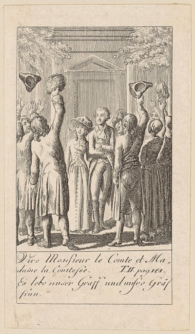 Blatt 10 zu „Karoline von Lichtfield“ von Daniel Nikolaus Chodowiecki