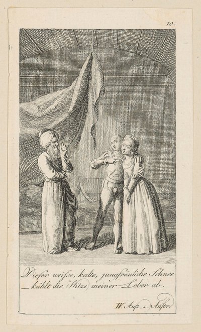 Blatt 10 zu Shakespeares „Sturm“ von Daniel Nikolaus Chodowiecki