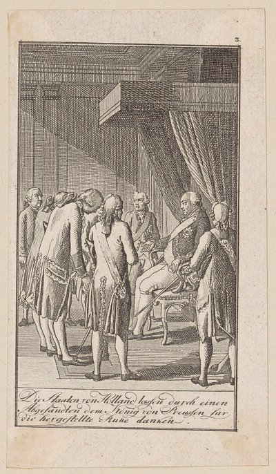 Blatt 3 der "Darstellungen aus der neuen Geschichte" von Daniel Nikolaus Chodowiecki