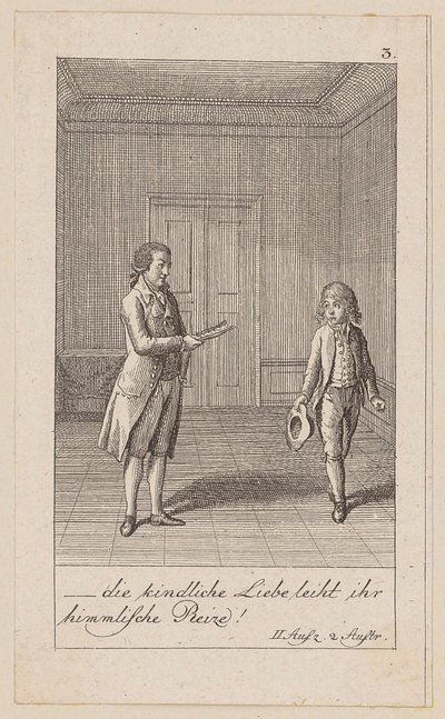 Blatt 3 zu Aug. von Kotzebues „Die Indianer in England“ von Daniel Nikolaus Chodowiecki