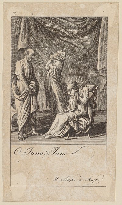 Blatt 3 zu Shakespeares "Coriolan" von Daniel Nikolaus Chodowiecki