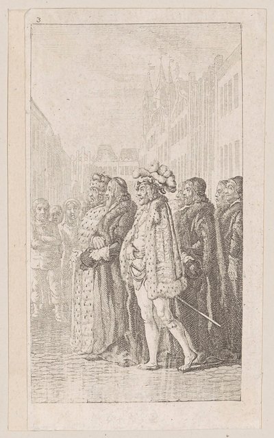 Blatt 3 zur "Preussisch-Brandenburgischen Staatengeschichte", zweiter Teil von Daniel Nikolaus Chodowiecki