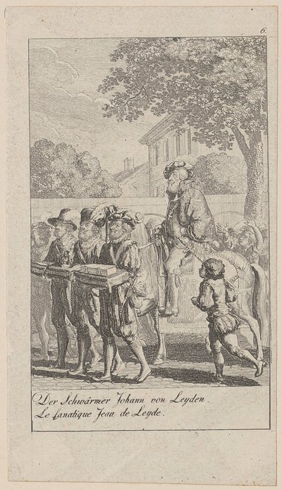 Blatt 6 der Folge "Mittlere und neuere Geschichte" von Daniel Nikolaus Chodowiecki