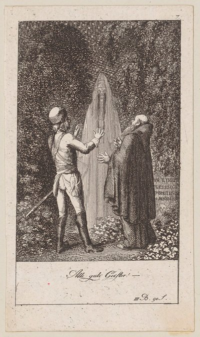 Blatt 7 zu Blumauers „Aeneide“ von Daniel Nikolaus Chodowiecki