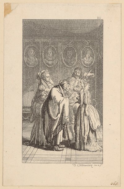 Blatt zu "Colibri und Wilibald. Zweiter Gesang" von Daniel Nikolaus Chodowiecki