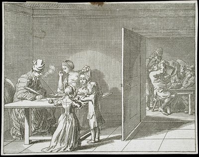 Illustration zu Basedows „Elementarwerk“ von Daniel Nikolaus Chodowiecki
