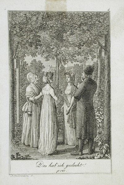 Illustration zu Beckers Taschenbuch für 1799 von Daniel Nikolaus Chodowiecki