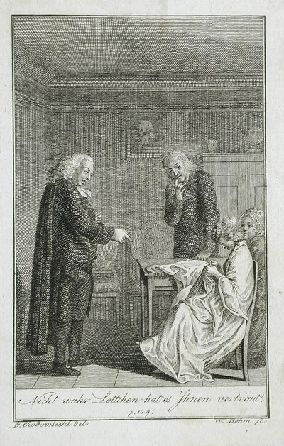 Illustration zu Beckers Pocketbook für 1799 von Daniel Nikolaus Chodowiecki