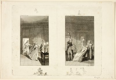 Illustration zu Samuel Richardsons Clarissa von Daniel Nikolaus Chodowiecki
