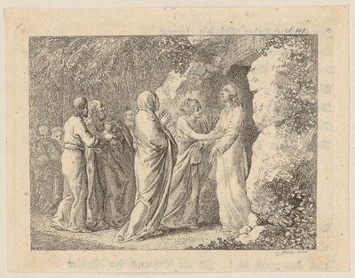 Lazarus, oder die Feier der Auferstehung von Daniel Nikolaus Chodowiecki