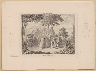 Periode III, Blatt 4 der Folge "Der Lebenslauf" von Daniel Nikolaus Chodowiecki