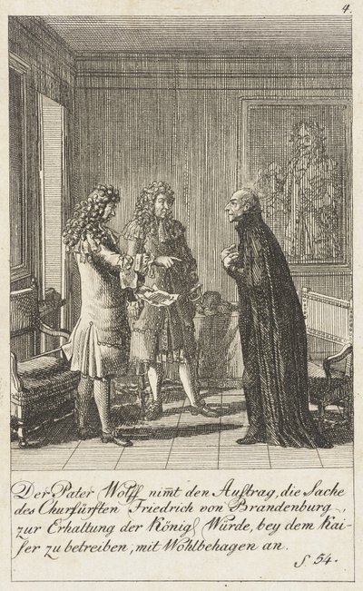Tafel 4 für „Geschichte Brandenburgs für 1793“ von Daniel Nikolaus Chodowiecki