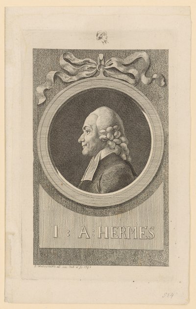 Porträt von Ioh. Aug. Hermes von Daniel Nikolaus Chodowiecki
