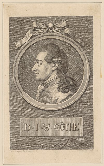 Porträt von Johann Wolfgang Goethe von Daniel Nikolaus Chodowiecki